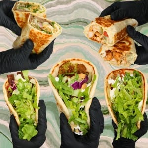Build Your Own Mediterranean Pita.