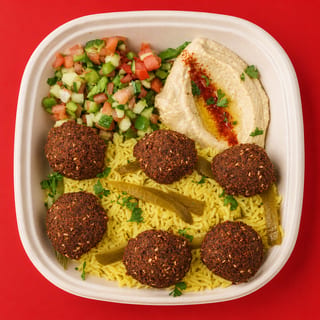 Falafel Over Rice(veg)
